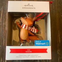 Hallmark Walmart Exclusive Skating Fox Christmas Tree Holiday Ornament New 2022 - £12.53 GBP