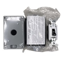 Bell 5385-0 Single-Gang Outdoor Box, Device Cover Plate, &amp; Switch Kit - $39.60