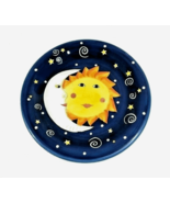 Hausenware Moon &amp; Sun Collector 10 1&#39;2&quot; Plate Embossed 2001 - $19.99