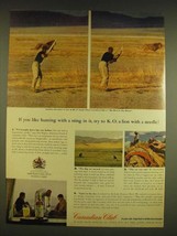 1962 Canadian Club Whisky Ad - If you like hunting with a sting in it - £14.81 GBP
