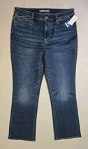 Lands End Blue Medium Wash Womens High Rise Straight Leg Jeans Womens 16... - $18.06