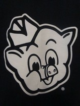 NWT PIGGLY WIGGLY &quot;I&#39;M BIG ON THE PIG&quot; Black LONG Sleeve Tee Size YOUTH S - £9.57 GBP