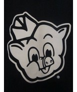 NWT PIGGLY WIGGLY &quot;I&#39;M BIG ON THE PIG&quot; Black LONG Sleeve Tee Size YOUTH S - £9.40 GBP