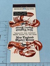 Front Strike Matchbook Cover New England Oyster House  gmg from Maine to the Key - £9.73 GBP