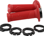 Domino D100 Red Lock On Locking MX Grips For Gas Gas MC 250F 450F &amp; EX 4... - $31.95