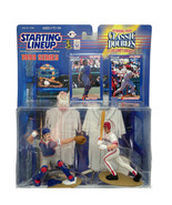 Starting Lineup Classic Doubles Figures Mike Piazza Ivan Rodriguez 1998 New - $181.33 MXN