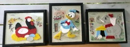 1960s Vtg Child Guidance Toys 3 Magnetic Puzzles Chicken Disney Donald Elephant  - £35.23 GBP
