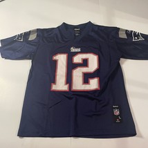 New England Patriots #12 Tom Brady Reebok Jersey Youth Large NFL - $24.99