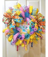 Handmade Colorful Summertime Flip Flop Decoration Themed Wreath 23x23 in... - $46.40