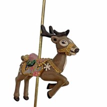 Mr Christmas Carousel Replacement Part Animal on 12 in Metal Pole Reinde... - £8.30 GBP