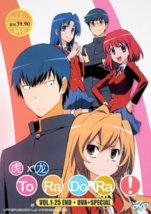 Anime DVD Toradora Complete TV Series (1-25 End) +OVA +Special (English Dubbed) - £27.52 GBP