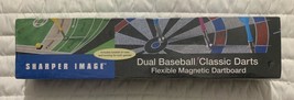 Sharper Image Dual Baseball/Classic Darts Flexible Magnetic Dartboard Sealed Box - $30.34