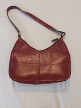 Etienne Aigner Red Oxblood Leather Vintage Shoulder Bag Purse Pocketbook - £30.92 GBP