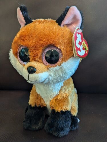 Ty Beanie Boos 6-Inch Slick Brown Fox Plush - £10.37 GBP