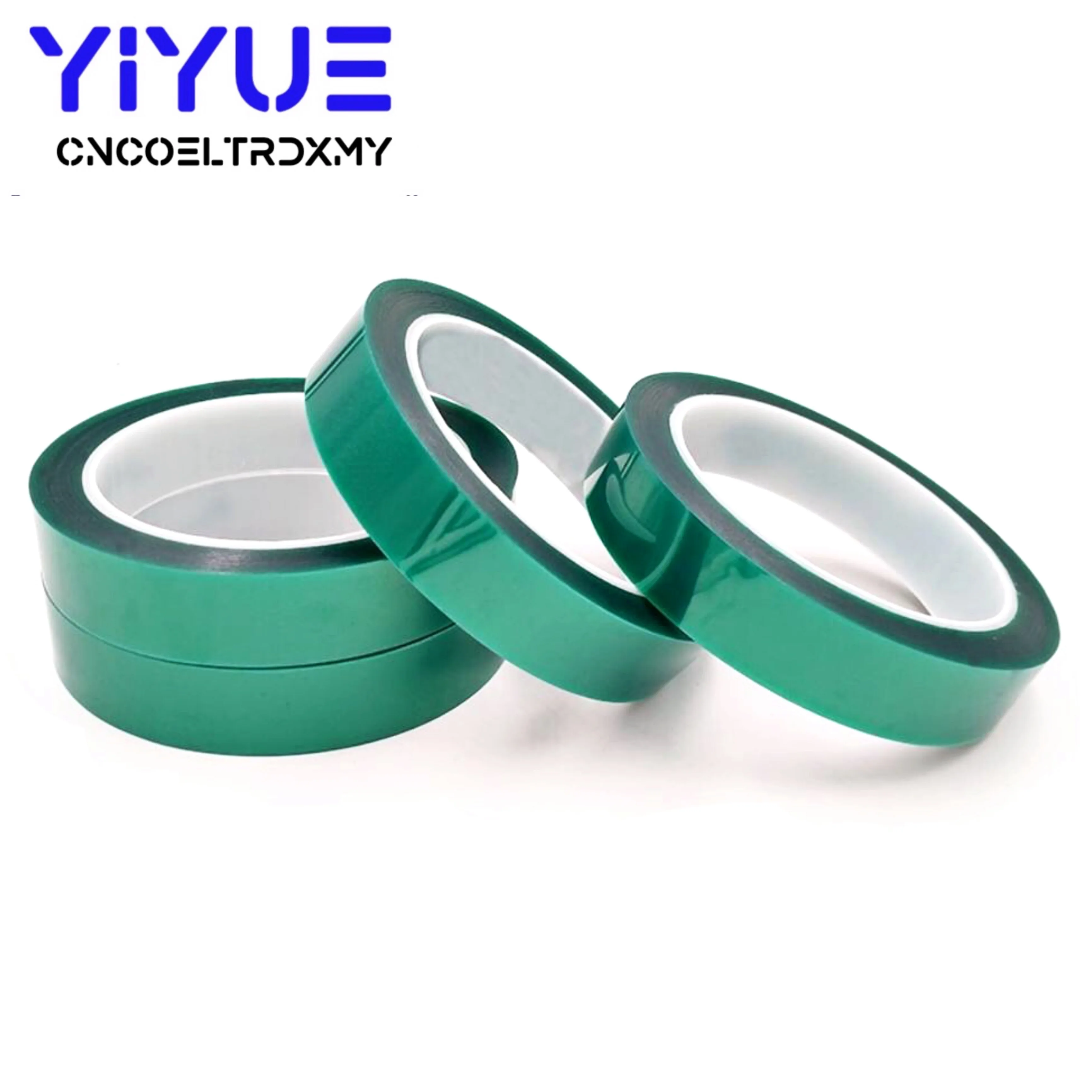 Sporting 3 x 5/8/10/12/15/20/25MM Green High Temperature Resistant Tape Polyimid - £23.89 GBP