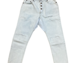 ONE TEASPOON X One Womens Jeans The Vintage Denim Saints Boyfriend Light... - $55.46