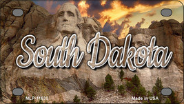 South Dakota Mt Rushmore Novelty Mini Metal License Plate Tag - £11.76 GBP