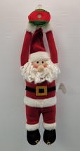 MM) 2009 Avon Animated Hanging Plush Santa Christmas Decoration - £19.37 GBP
