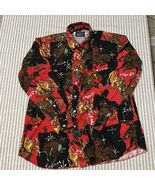 Vintage Panhandle Slim Cowboys and Indians Shirt Long Sleeve 17x35 48” c... - $48.95