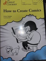 The Great Courses: How to Create Comics  Peter Bagge - 2 Disc - $20.00