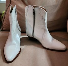 Free People New Frontier Patent Leather Cowboy Boots Womens 7 Western Bo... - $50.00
