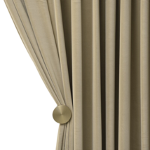 Anyhouz 500cm Khaki High Quality Modern Wool Velvet Blackout Curtains for Living - $378.90