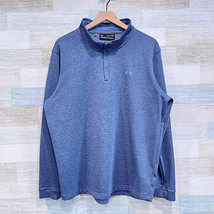 Under Armour 1/2 Zip Storm Sweater Fleece Sweatshirt Blue Mens XXL 2XL - £27.51 GBP