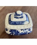 Vintage Villeroy &amp; Boch Blue Rusticana Covered Sugar Dish Replacement - $13.21