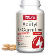 Jarrow Formulas Acetyl L-Carnitine 500 mg, Dietary Supplement, 120 Day S... - $34.95