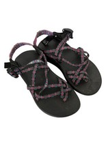 CHACO Z/Volv X2 Womens Sandals Shoes Toe Loop Sport Hiking Black Pink Sz 6 - £15.10 GBP