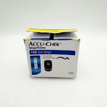 100 ACCU-CHEK Smartview Diabetic Test Strips, Exp 6/25 Use With Nano - £52.34 GBP