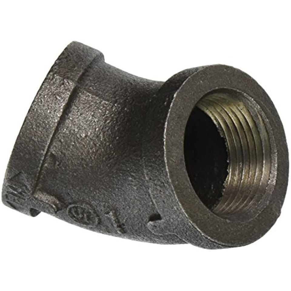 LDR Industries 310 E45-1 Elbow, 1-Inch, Black - $17.11