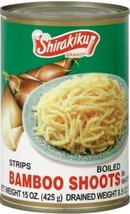 Shirakiku Bamboo Strips Boiled 15 Oz. Can (Pack Of 10) - $98.99