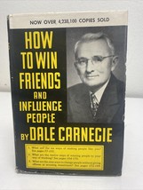 How to Win Friends &amp; Influence People Dale Carnegie Vtg 1936 82nd Printing HCDJ - $14.84