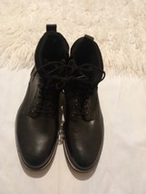 BATA Black leather ankle boots size 10 UK 44 EU - £41.10 GBP