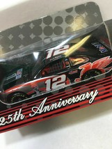Jeremy Mayfield Mobil 1 25th Anniversary NASCAR #12 Red and Black Toy Car New - £7.90 GBP