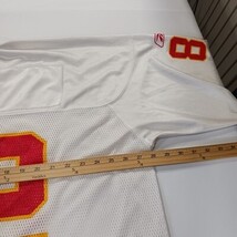 Vintage Reebok Dante Hall Kansas City Chiefs NFL Football Jersey #82 White 2XL image 8