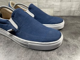 Alife Sneakers Men 12M Shoes Blue Canvas Slip On Skateboard Loafers Comfort - $365.71 MXN