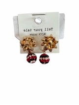Tell Your Tale women&#39;s holiday bow earrings size One Size - $29.70