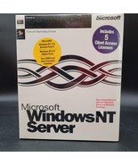 New Microsoft Windows NT WindowsNT Server v4.0 5 CAL Sealed Box Vintage ... - $2,732.97 MXN New Microsoft Windows NT WindowsNT Server v4.0 5 CAL Sealed Box Vintage ... - $2,732.97 MXN