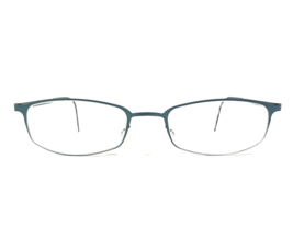 Lindberg Brille Rahmen Mod.5020 Blau Rechteckig Streifen Titan 50-20-125 - $247.28