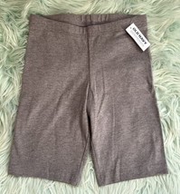Old Navy Biker Shorts Girls L (10-12) Gray Solid Stretch NEW - $9.90