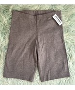 Old Navy Biker Shorts Girls L (10-12) Gray Solid Stretch NEW - $188.16 MXN