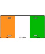 Cote D Ivoire Flag Novelty 6&quot; x 12&quot; Metal License Plate Sign - £4.75 GBP