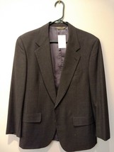 Nordstrom Plus One 40R Dark Gray 100% Wool Suit Jacket - £11.38 GBP