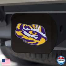 FANMATS LSU Tigers Black 2" Metal Hitch Cover 3D Color Emblem - $40.72