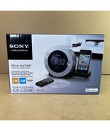 Sony Dream Machine ICF-CD3iP FM/AM Clock Radio with CD Player, iPhone Do... - $199.99