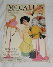 Antique McCalls Magazine April 1920 Spring Fashion Collectible Ads Neat - £39.86 GBP