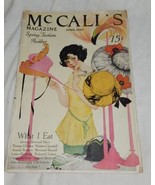 Antique McCalls Magazine April 1920 Spring Fashion Collectible Ads Neat - £39.30 GBP