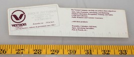 Vintage Vernon Company Advertising Ruler Plastic tthc - £12.43 GBP